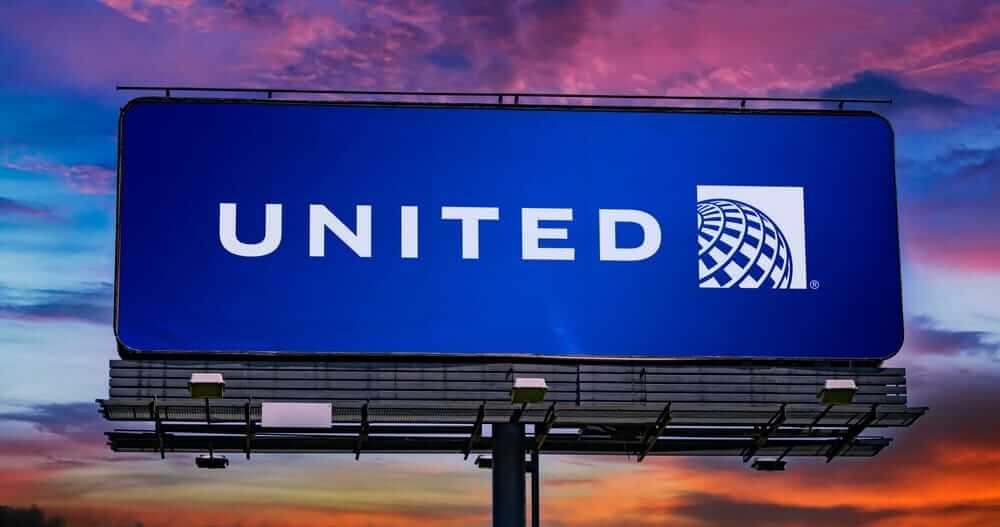 United Airlines Holdings Inc billboard-by monticello via Shutterstock